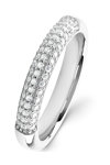 ESPRIT Pave Sterling Silver Ring with Zircons (No 50)