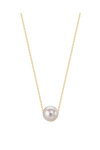 14ct Gold Necklace with fresh water Pearl by SAVVIDIS