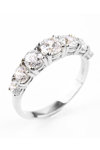 14ct White Gold Eternity Ring with Zircons by SAVVIDIS (No 52)