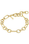 ESPRIT Linked 18ct Gold Plated Stainless Steel Bracelet