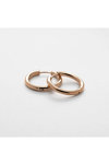 ESPRIT Bold 18ct Rose Gold Plated Stainless Steel Hoop Earrings