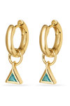 ESPRIT Triangle Gold Plated Sterling Silver Earrings