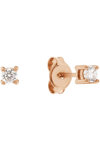 ESPRIT Belle Rose Gold Plated Sterling Silver Earrings with Zircons