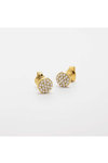 ESPRIT Gleam 18ct Gold Plated Sterling Silver Earrings with Zircons