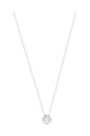 ESPRIT Purity Rhodium Plated Sterling Silver Necklace with Zircons