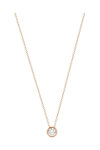 ESPRIT Purity 18ct Rose Gold Plated Sterling Silver Necklace with Zircons