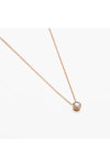 ESPRIT Purity 18ct Rose Gold Plated Sterling Silver Necklace with Zircons