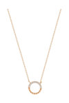 ESPRIT Endless 18ct Rose Gold Plated Sterling Silver Necklace with Zircons