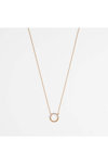 ESPRIT Endless 18ct Rose Gold Plated Sterling Silver Necklace with Zircons