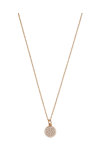 ESPRIT Gleam 18ct Rose Gold Plated Sterling Silver Necklace with Zircons