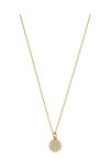 ESPRIT Gleam 18ct Gold Plated Sterling Silver Necklace with Zircons