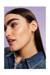 ESPRIT Chunky Color Stainless Steel Hoop Earrings with Zircons