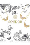 SOLEDOR 14ct Gold Necklace THE LOVE EFFECT with Diamonds and Rubies