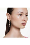 SWAROVSKI White Imber drop earrings (round cut)