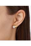 CHIARA FERRAGNI Cupido Gold-plated Earrings with Zircons