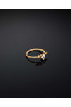 CHIARA FERRAGNI Cupido Gold-plated Ring with Zircons (Νo 10)