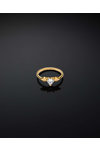 CHIARA FERRAGNI Cupido Gold-plated Ring with Zircons (Νo 16)