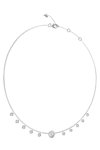 GUESS 4G Crush Stainless Steel Necklace with Zircons