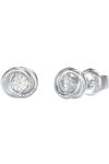 GUESS Perfect Stainless Steel Earrings with Zircons