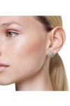 SWAROVSKI White Idyllia Shell Stud Earrings