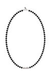 GUESS Edgy Styles Stainless Steel Men's Necklace with Zircons