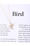 SOLEDOR 14ct Gold Bird Necklace SYMBOLIC TREASURES