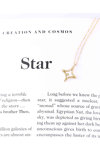 Κολιέ αστέρι της SOLEDOR από χρυσό 14Κ με διαμάντι της σειράς SYMBOLIC TREASURES