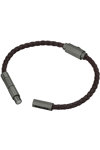 POLICE Bolt Stainless Steel and Leather Bracelet