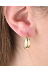 14ct Gold Hoop Earrings by SAVVIDIS