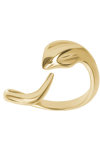 Δαχτυλίδι JCOU Snakecurl από επιχρυσωμένο (14Κ) Ασήμι 925 (One Size)