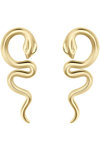 JCOU Snakecurl 14ct Gold-Plated Sterling Silver Earrings