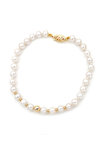 14ct Gold Pearl Bracelet by SAVVIDIS
