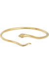 JCOU Snakecurl 14ct Gold-Plated Sterling Silver Bracelet