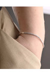 14ct White Gold Bracelet with Zircons by SAVVIDIS