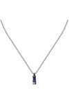 MASERATI Stainless Steel Necklace with Crystals