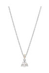 VOGUE Solitaire Sterling Silver Necklace